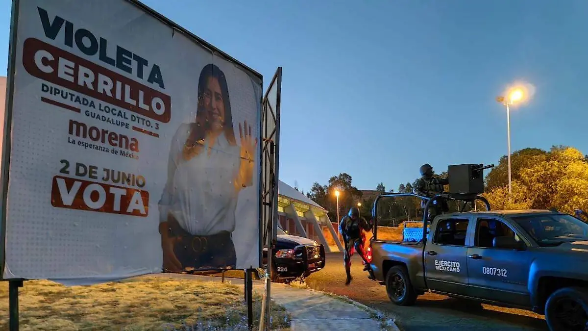 Operativo en la Unidad Polideportiva en Zacatecas